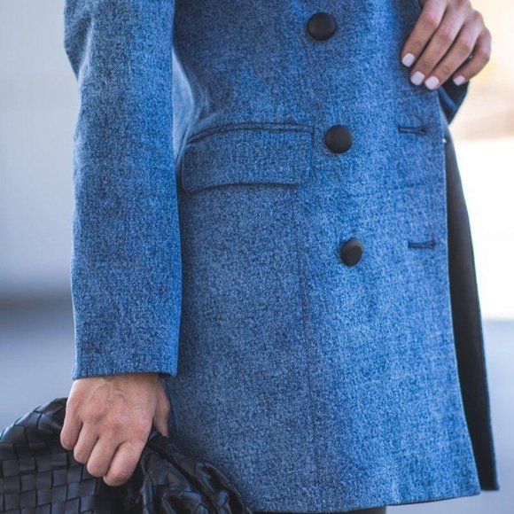 ByEgreis Denim and Leather Blazer Size XL - Picture 2 of 4